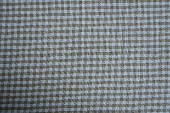 Double Bed Sheet  With Pillow - Light Grey Checked Woven Cotton - Image 3