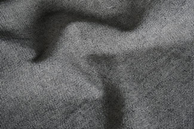 Table Cover - Solid Grey Woven Cotton