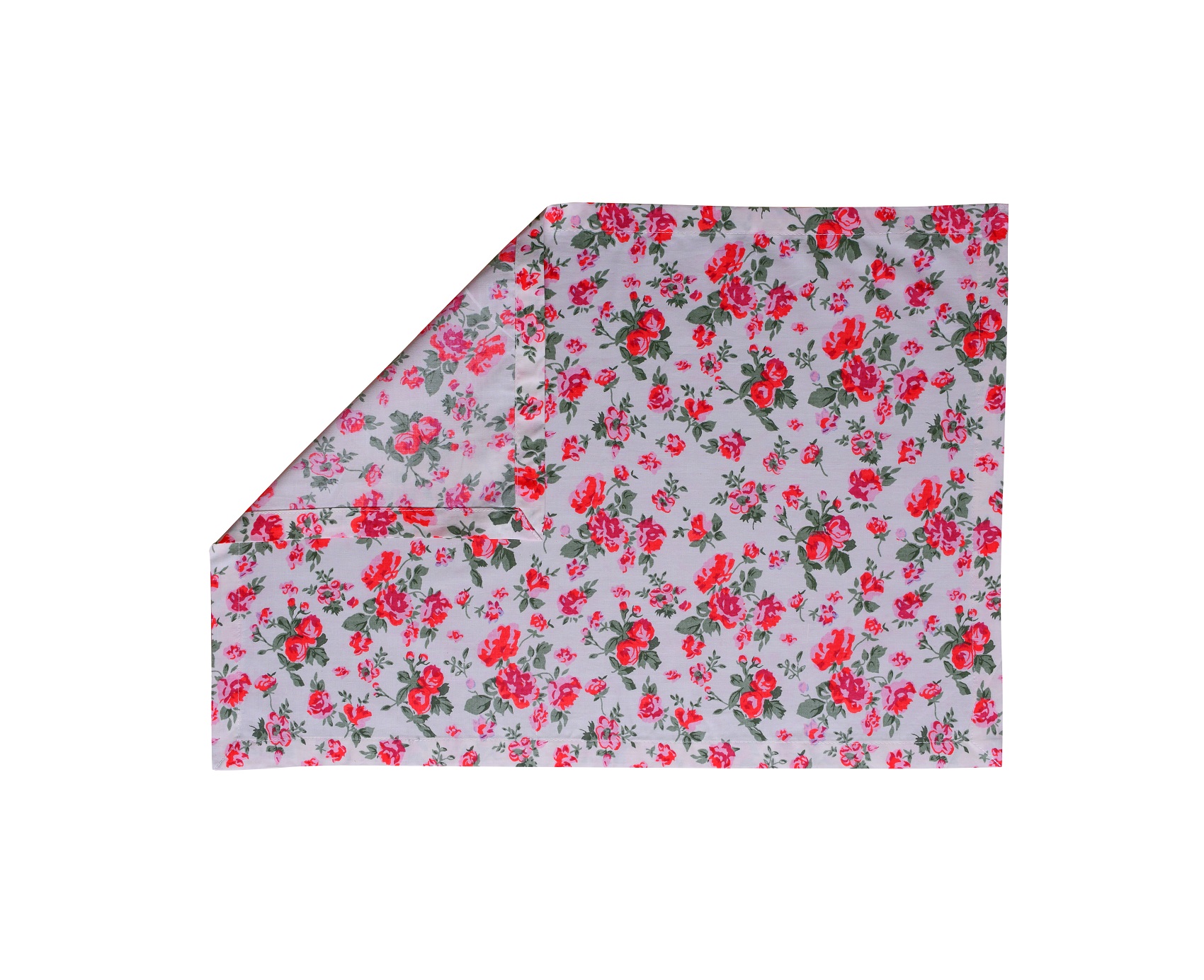 Table placemat – Pink, Rose, Print, Floral, Cotton, Placemats & Set of 6