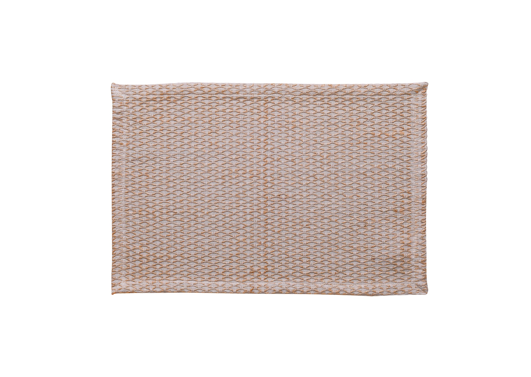 Table placemat – Handloom Beige and White Woven Cotton Placemats Set of 6